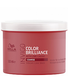 Wella INVIGO Color Brilliance - Маска-уход для защиты цвета окрашенных жестких волос 500 мл